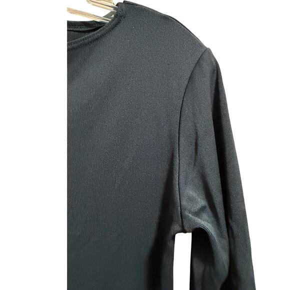 Central Park West 3/4 Sleeve Black Long Dress - Size Medium - Picture 4 of 7